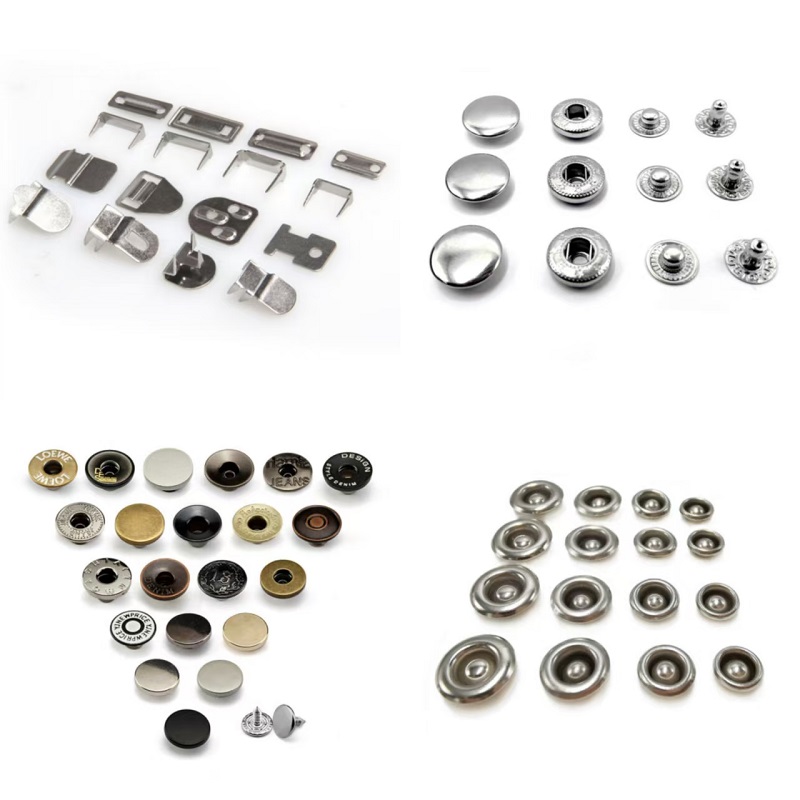 Quincaillerie pour vêtements en grand stock – Boutons, crochets, rivets et plus, prêts à être expédiés